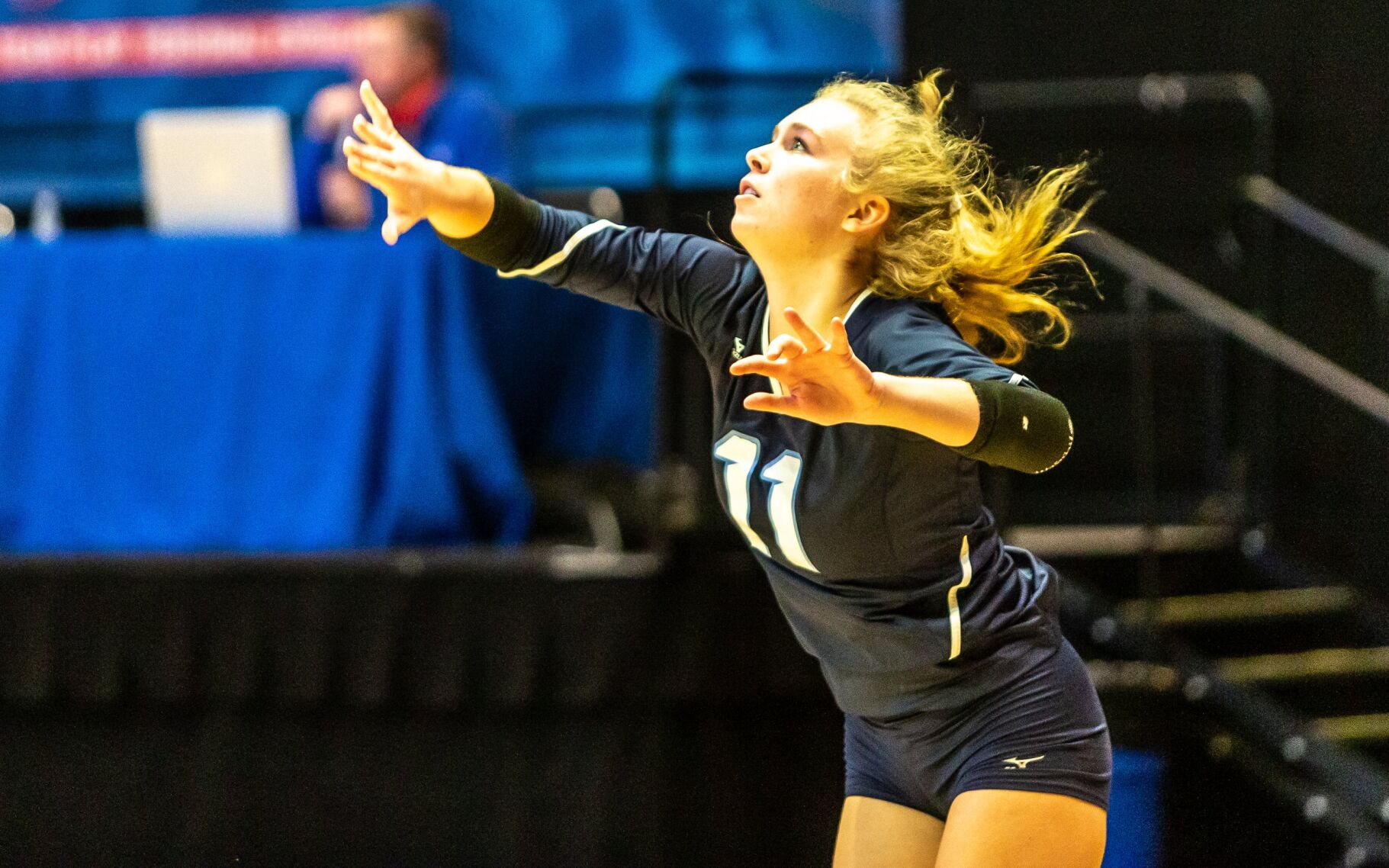 Class 5 girls volleyball state semifinal: Liberty North def. St. Dominic